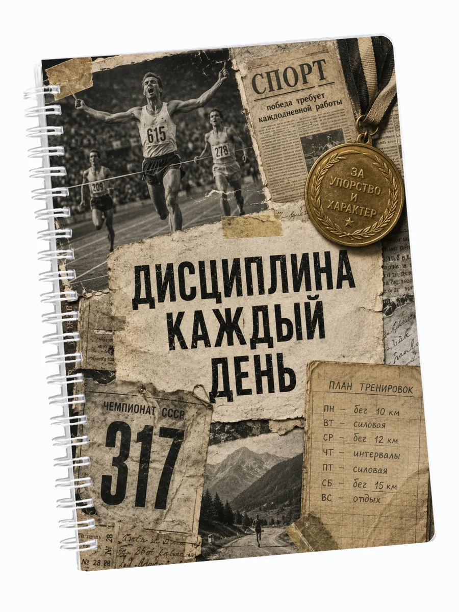 Ежедневник недатированный Бодибилдинг