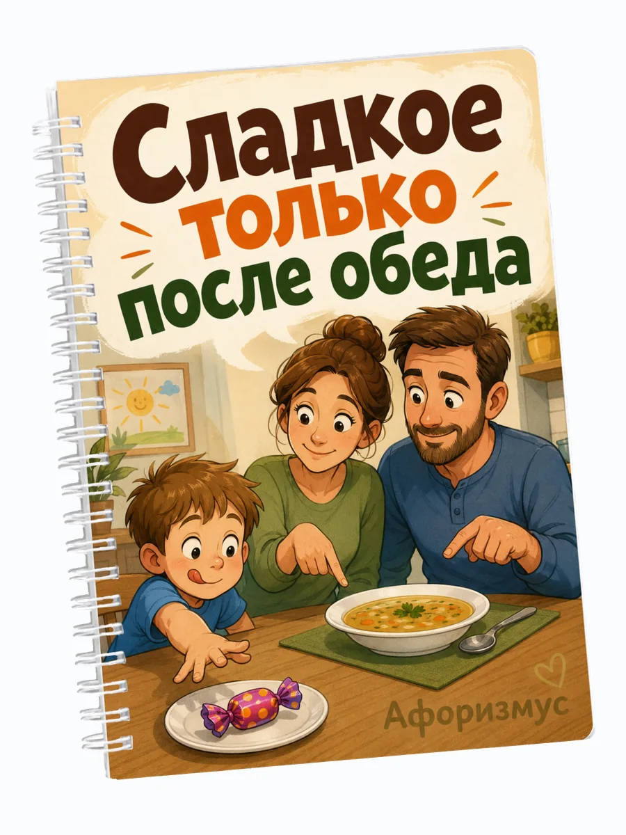 Ежедневник недатированный Семейный юмор мотивирующий