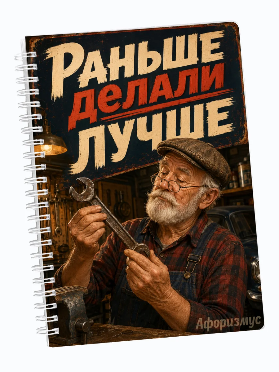 Ежедневник недатированный Фразы дедушки мотивирующий