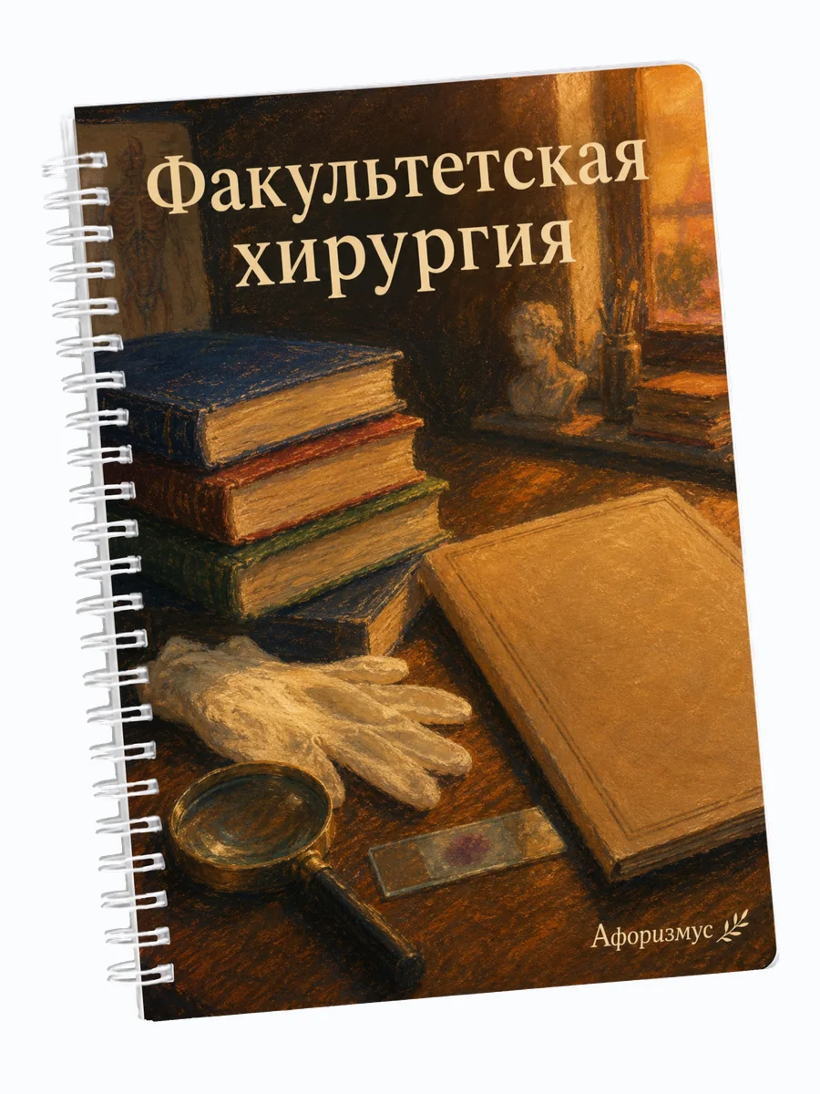 Ежедневник недатированный Факультетская хирургия