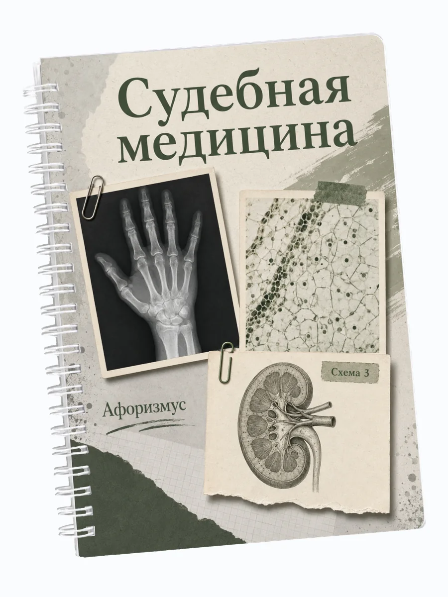 Ежедневник недатированный Судебная медицина мотивирующий
