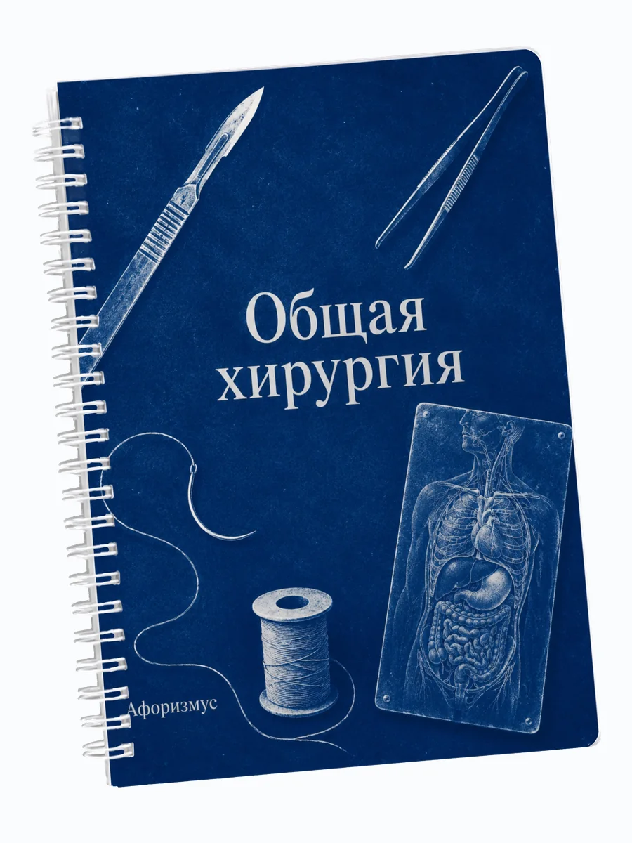 Ежедневник недатированный Общая хирургия мотивирующий