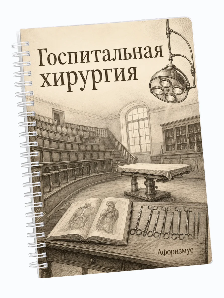 Ежедневник недатированный Госпитальная хирургия мотивирующий