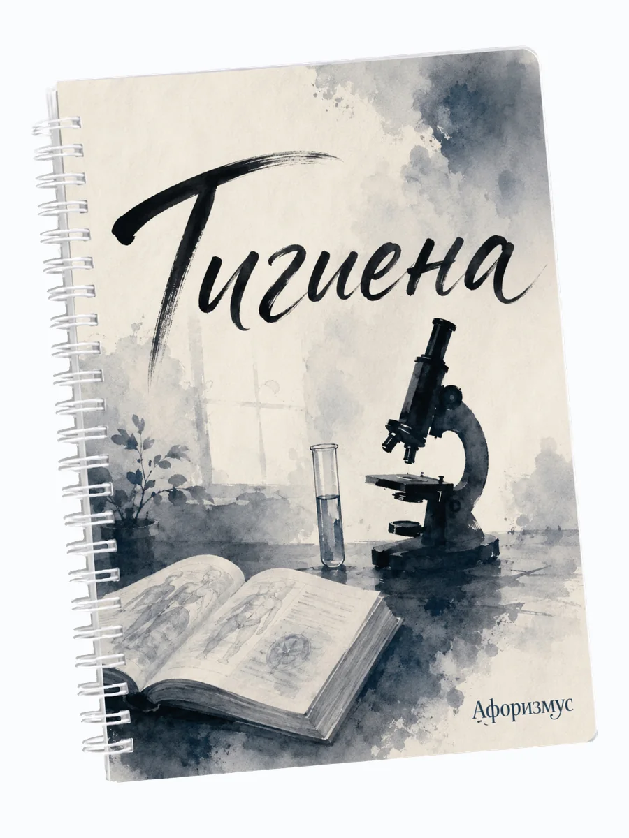 Ежедневник недатированный Гигиена с мотивирующими цитатами