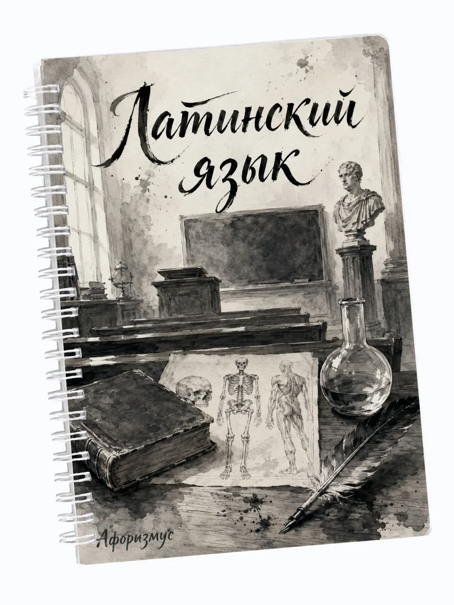 Ежедневник недатированный Латинский язык мотивирующий