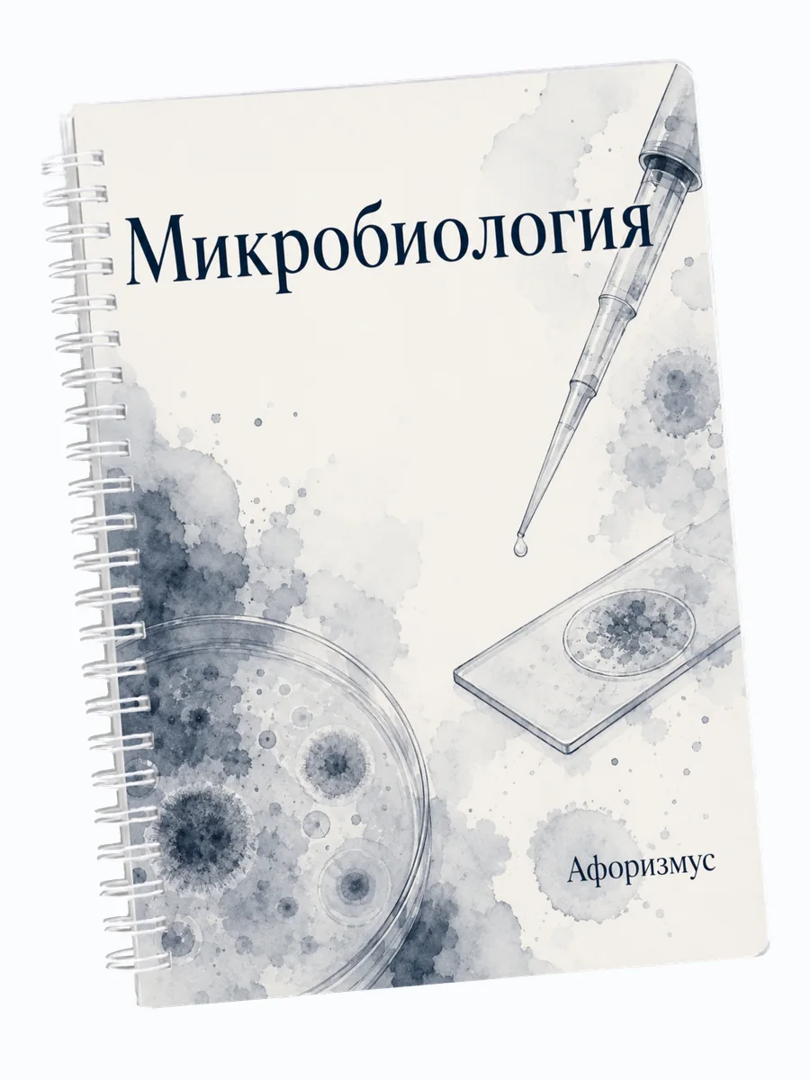 Ежедневник недатированный Микробиология мотивирующий