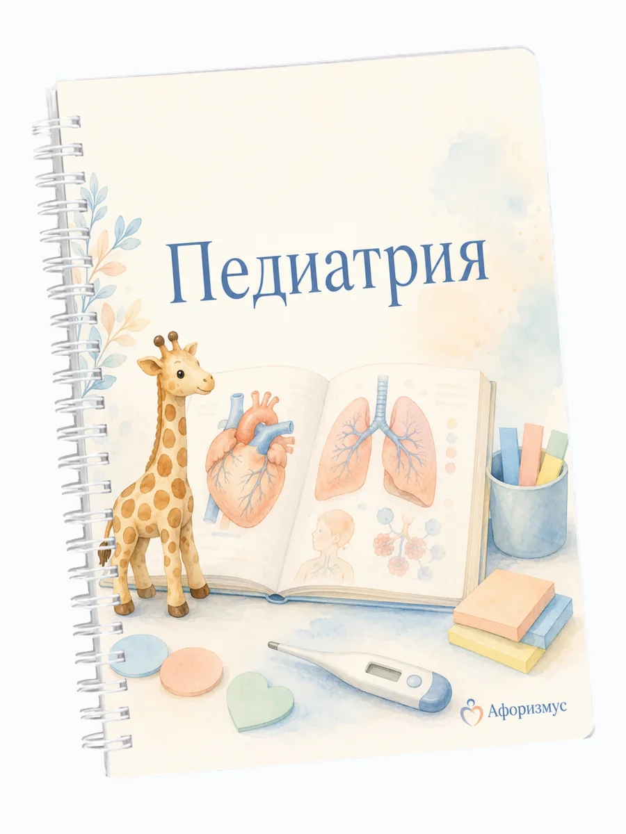 Ежедневник недатированный Педиатрия с мотивирующими цитатами