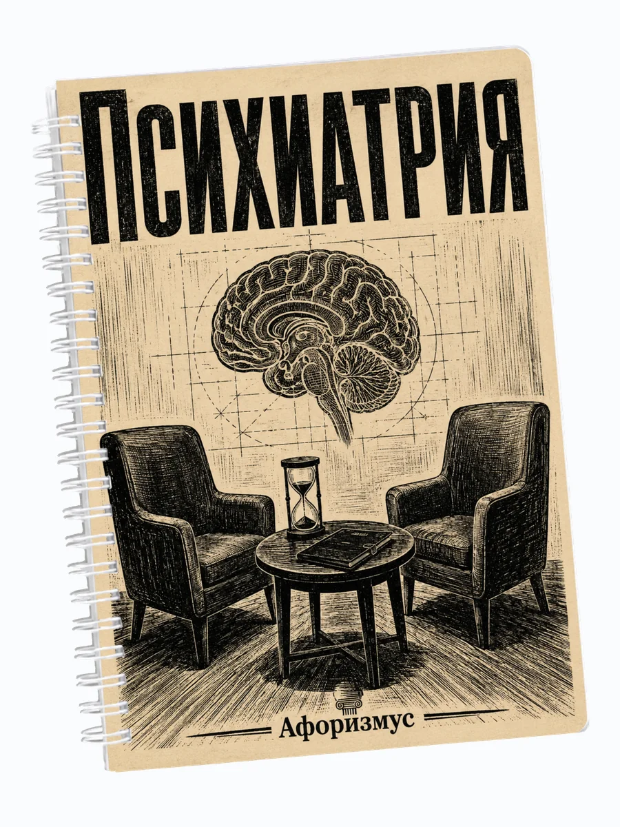 Ежедневник недатированный Психиатрия мотивирующий