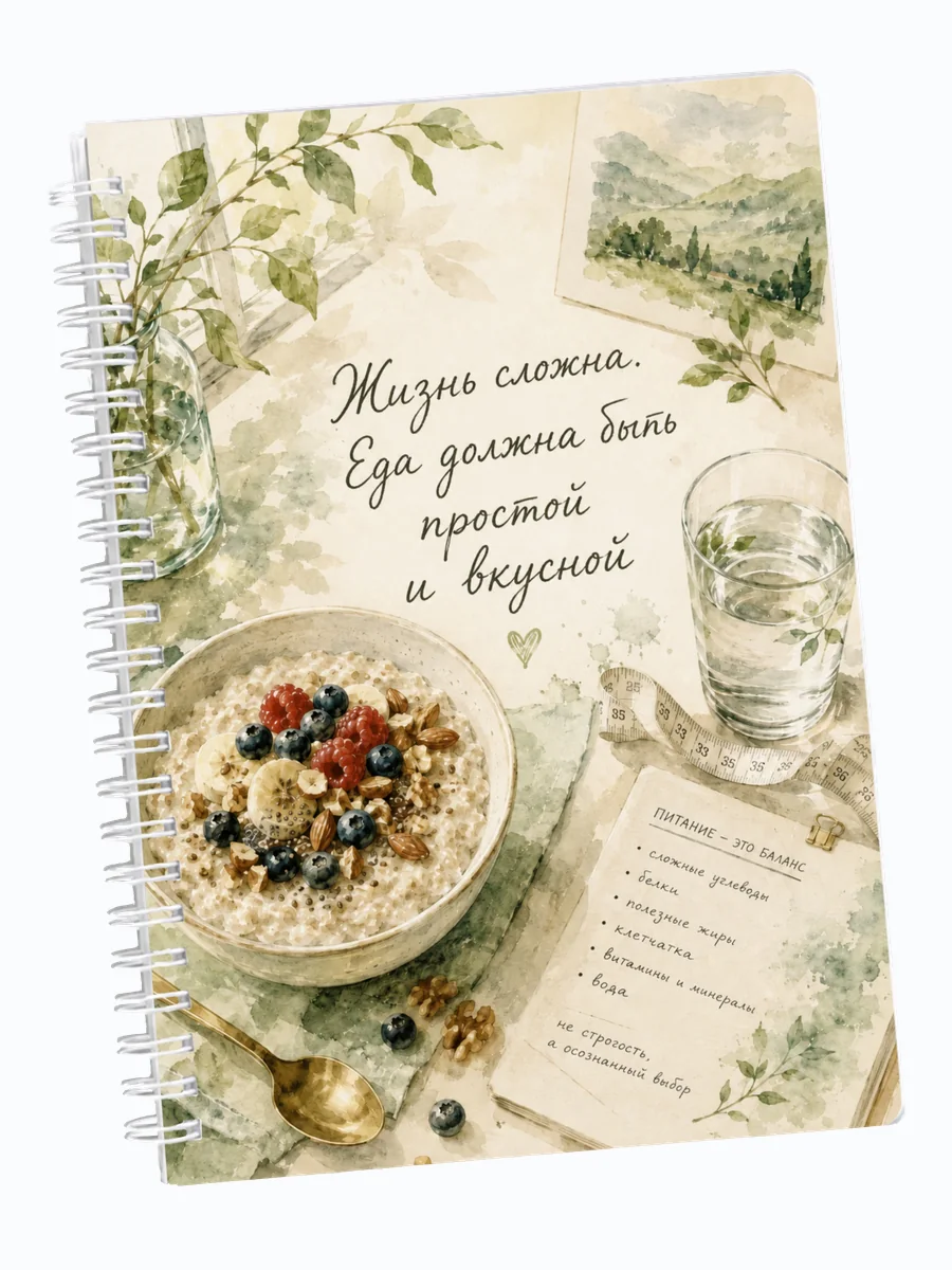 Ежедневник недатированный нутрициолога