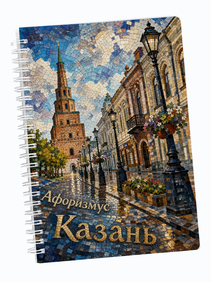 Ежедневник недатированный Казань с мотивирующими цитатами