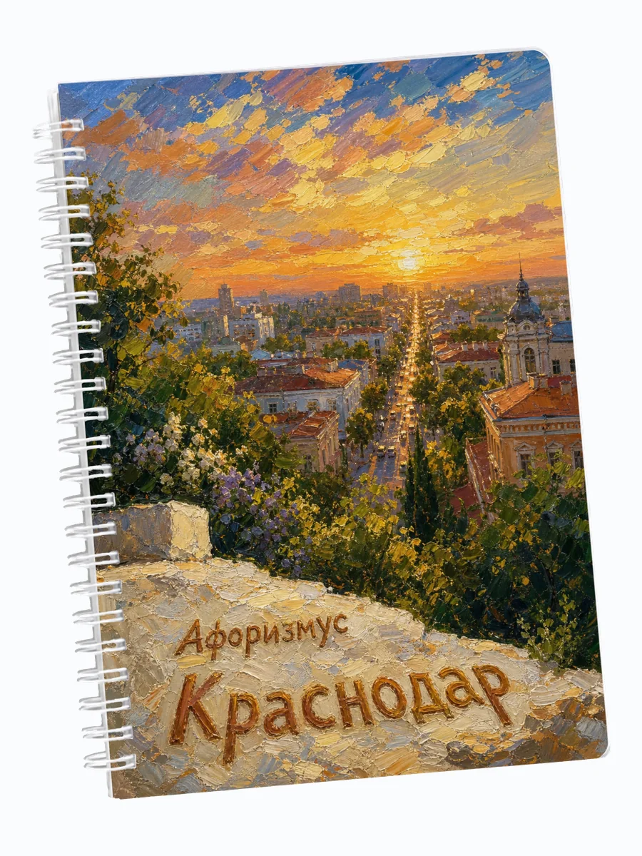 Ежедневник недатированный Краснодар с мотивирующими цитатами