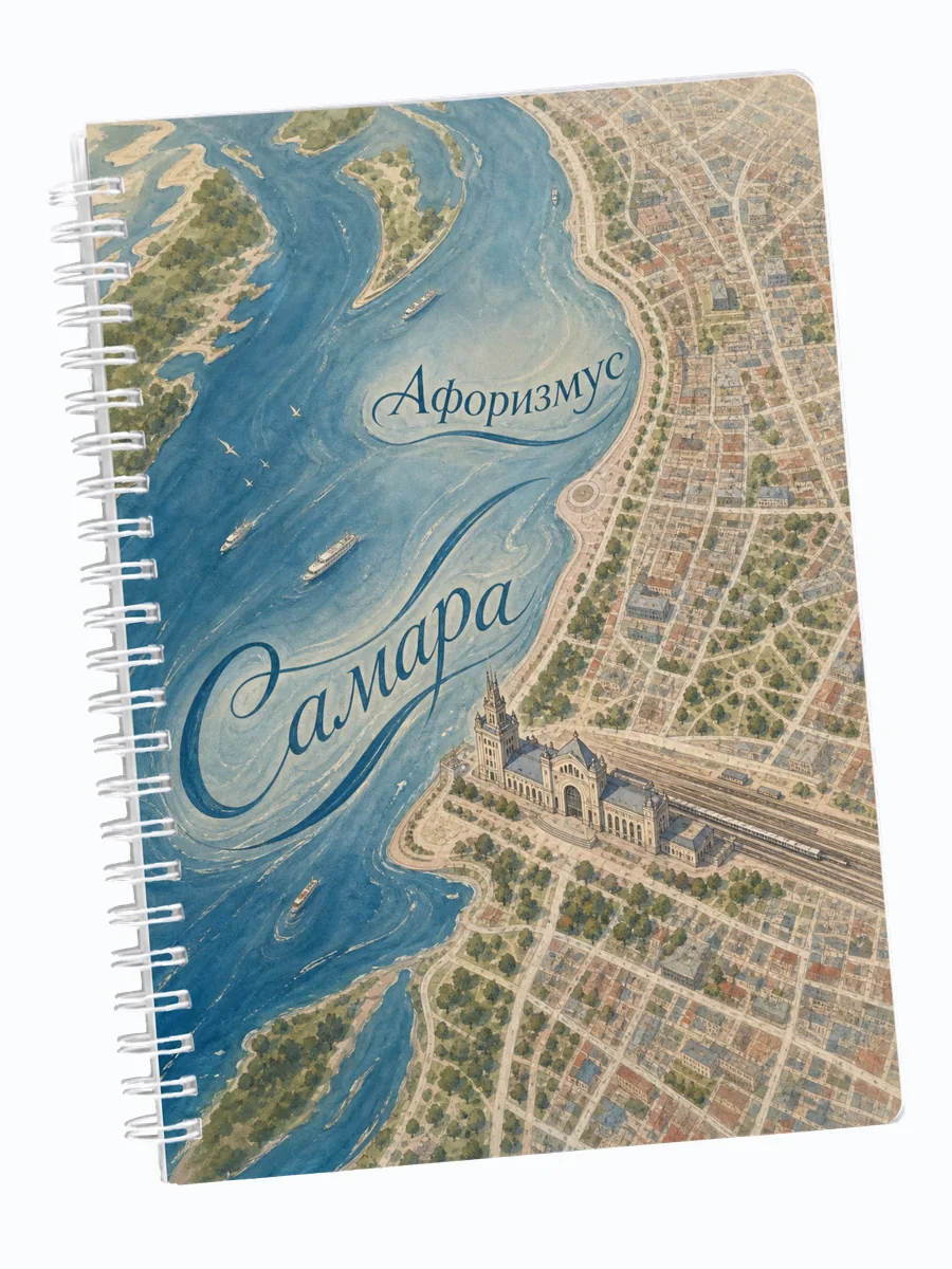 Ежедневник недатированный Самара с мотивирующими цитатами