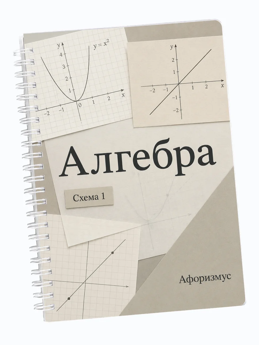 Ежедневник недатированный Алгебра с мотивирующими цитатами
