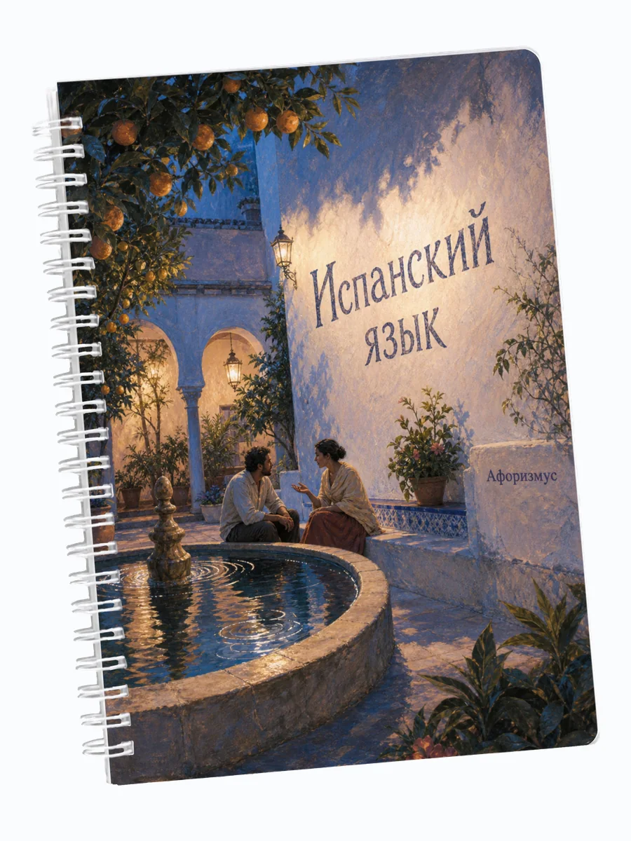Ежедневник недатированный Испанский язык мотивирующий