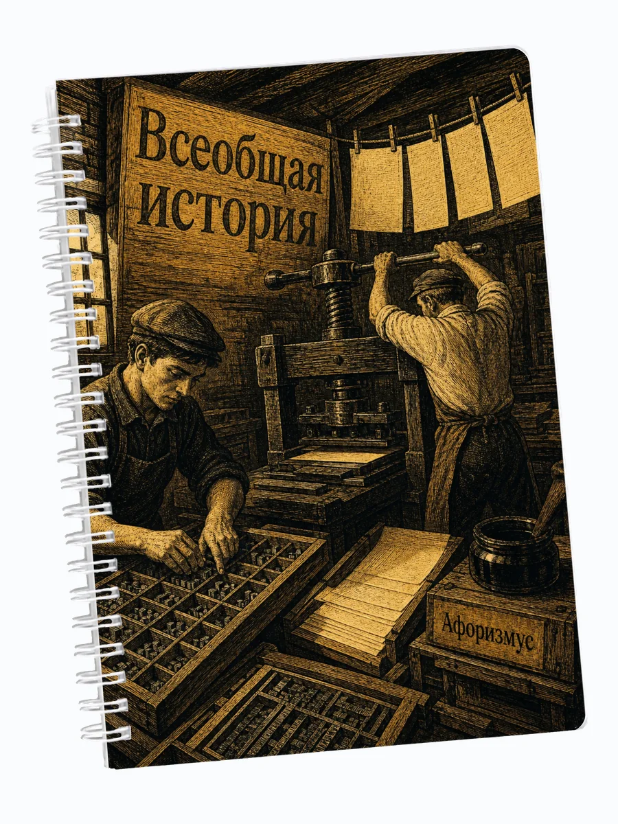 Ежедневник недатированный Всеобщая история мотивирующий