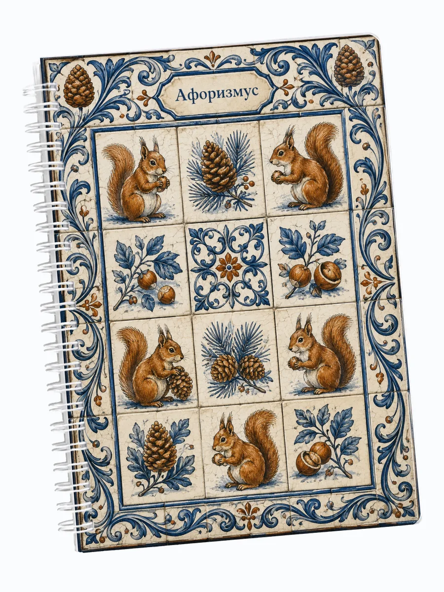 Ежедневник недатированный Белки