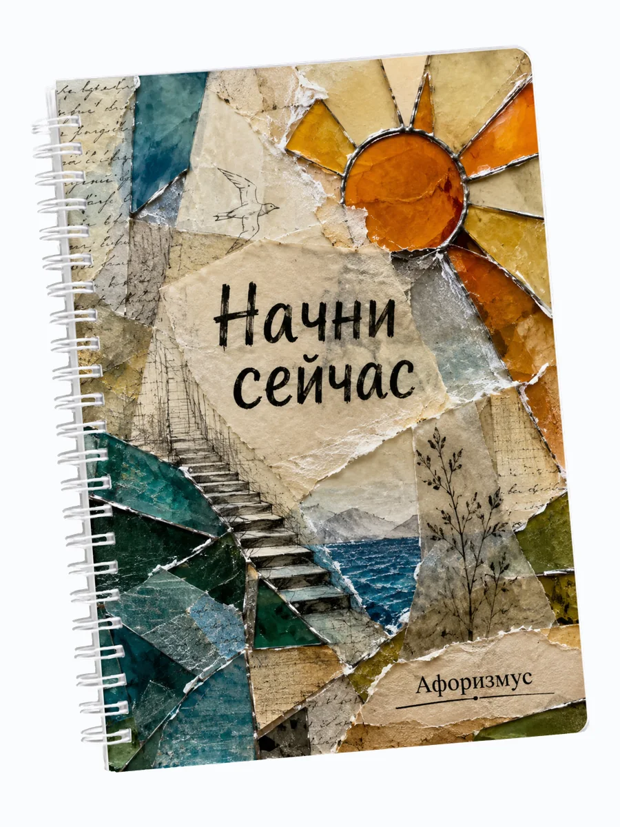 Ежедневник недатированный Витраж с мотивирующими цитатами