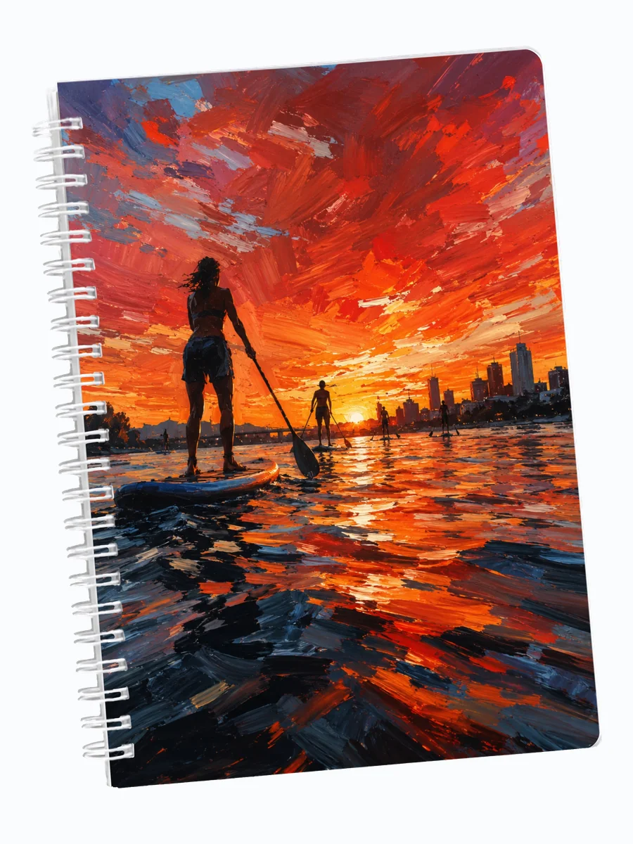 Ежедневник недатированный SUP-серфинг