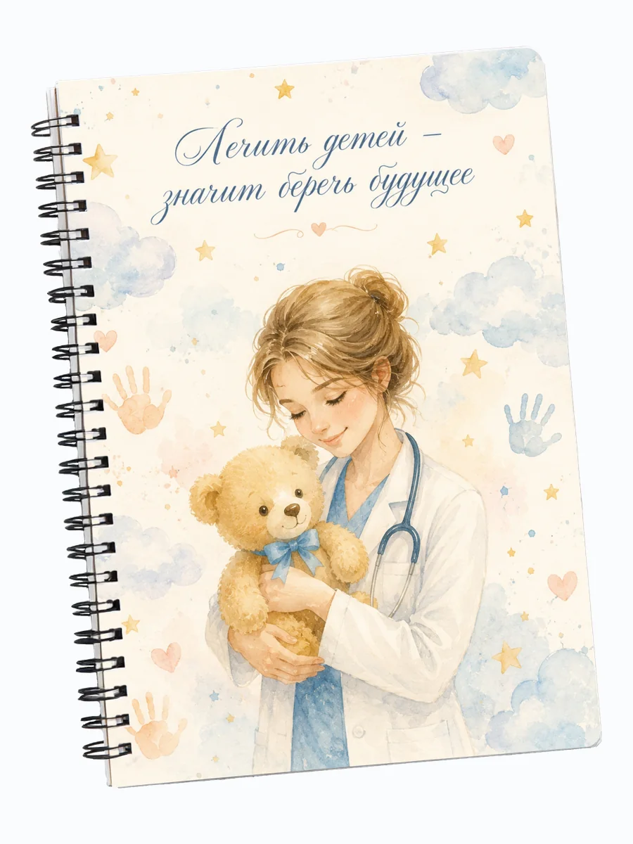 Блокнот педиатра с цитатами