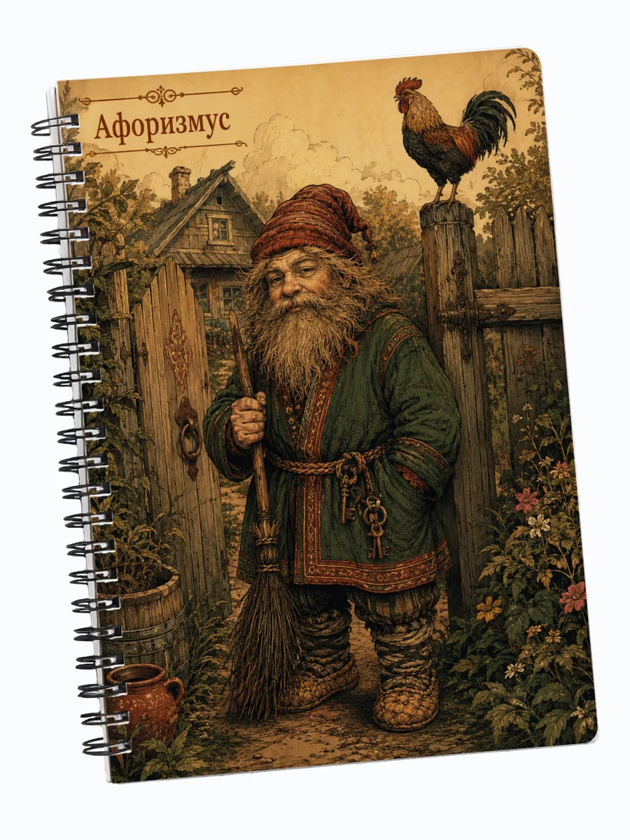 Блокнот Дворовой с мотивирующими цитатами