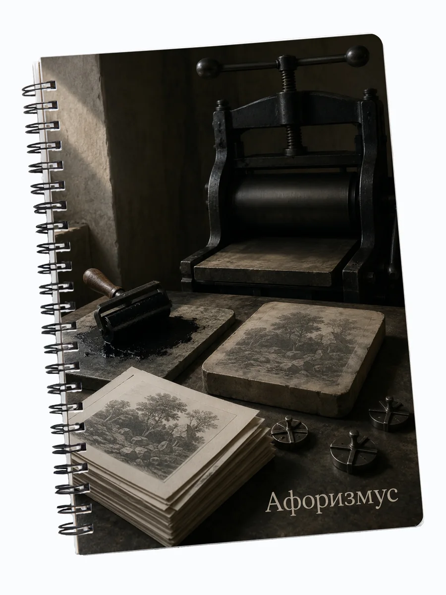 Блокнот Литография с мотивирующими цитатами