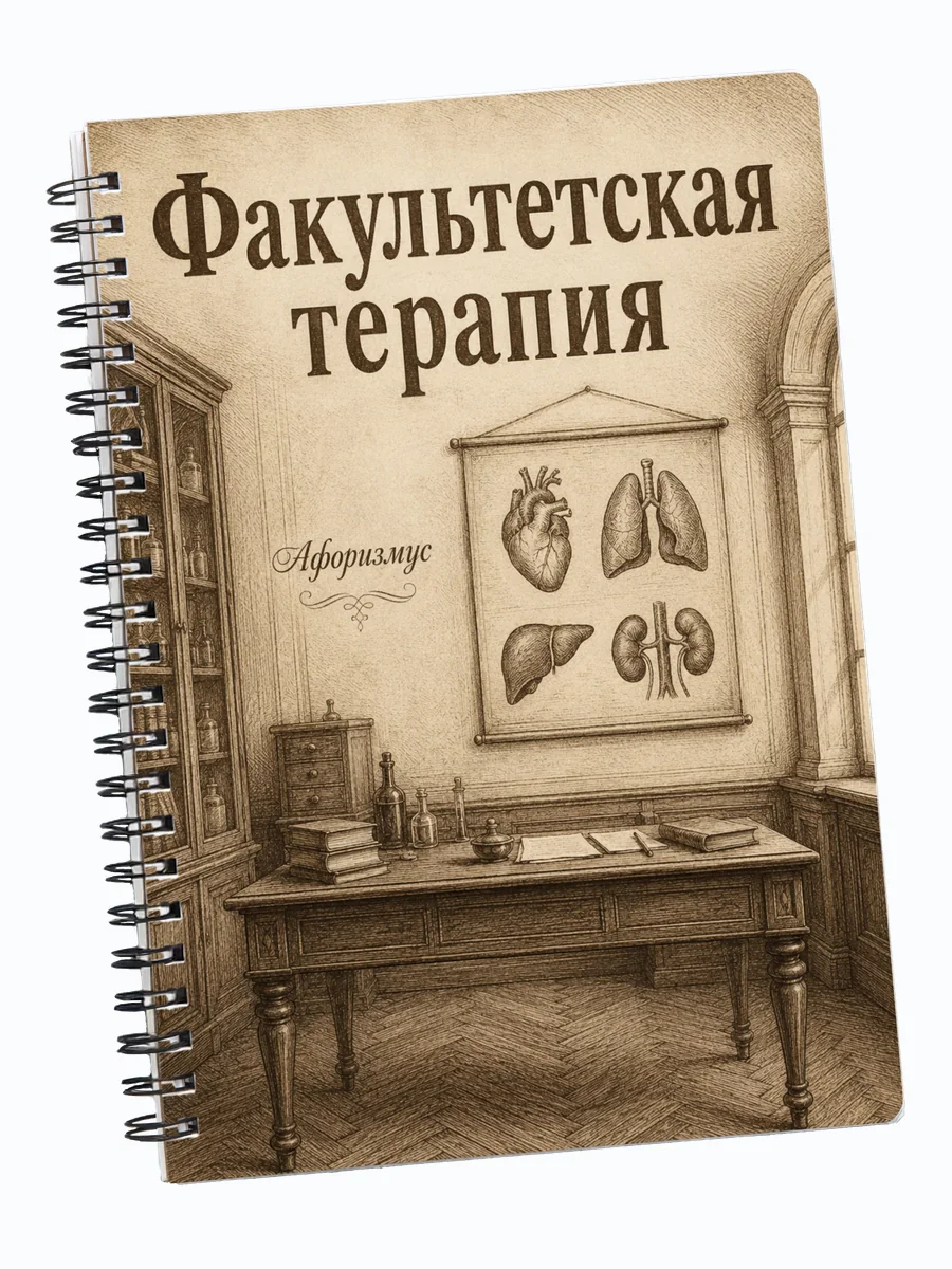 Тетрадь Факультетская терапия с мотивирующими цитатами