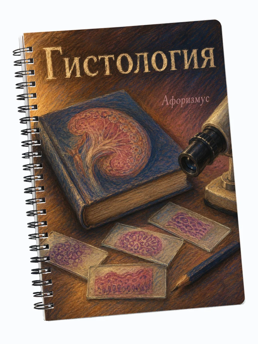 Тетрадь Гистология с мотивирующими цитатами