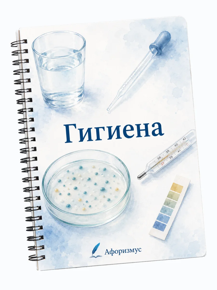 Тетрадь Гигиена с мотивирующими цитатами