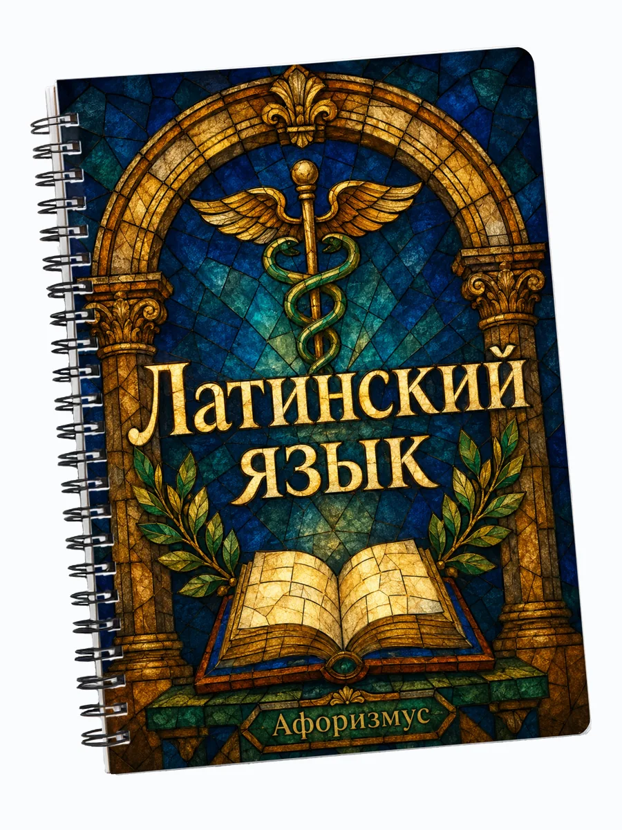 Тетрадь Латинский язык с мотивирующими цитатами