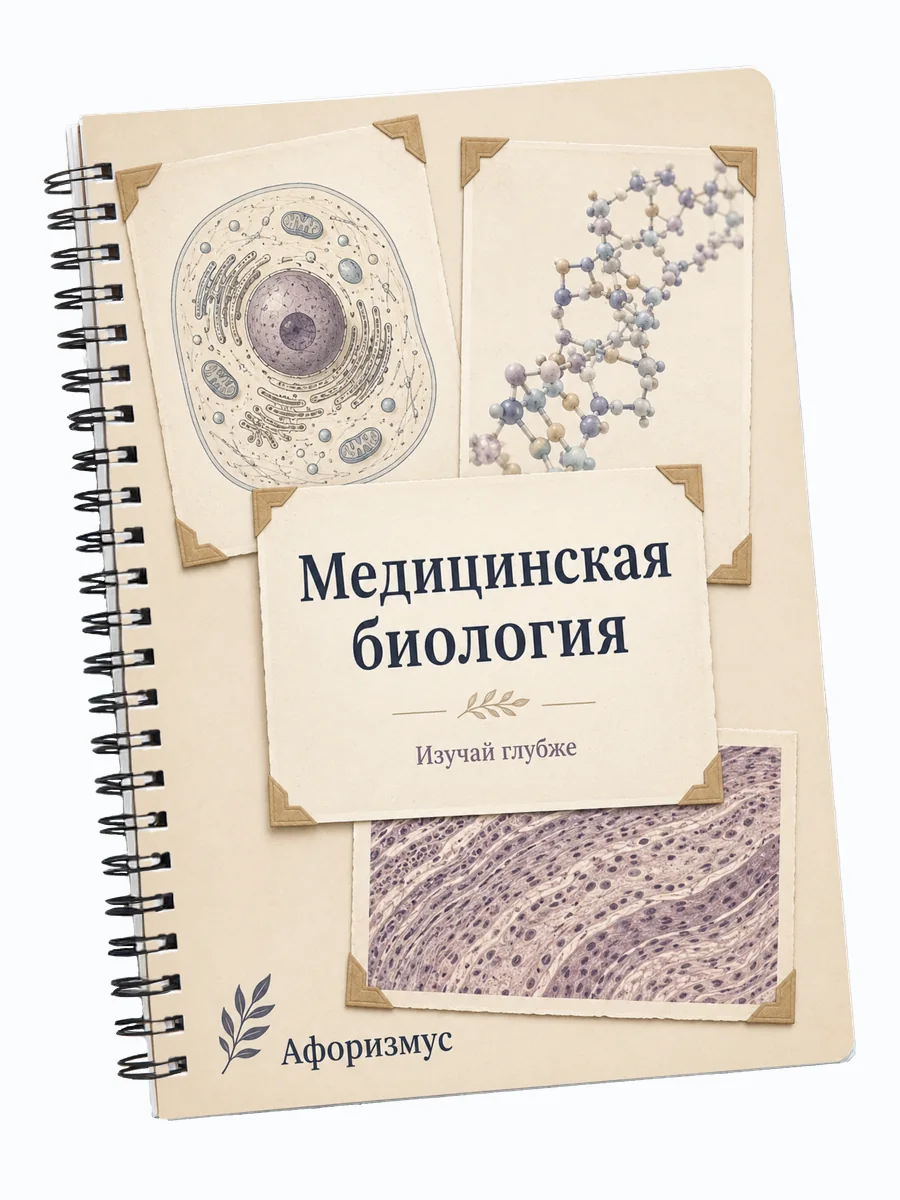 Тетрадь Медицинская биология с мотивирующими цитатами