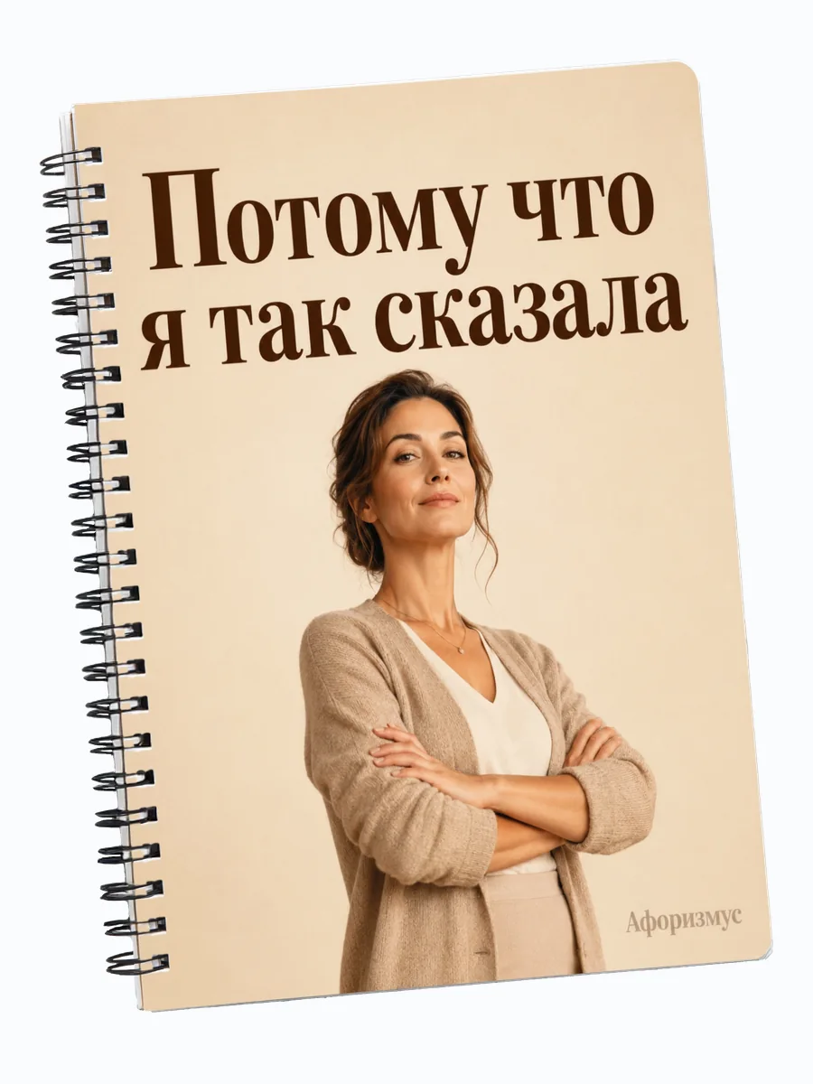 Блокнот Фразы мамы с мотивирующими цитатами