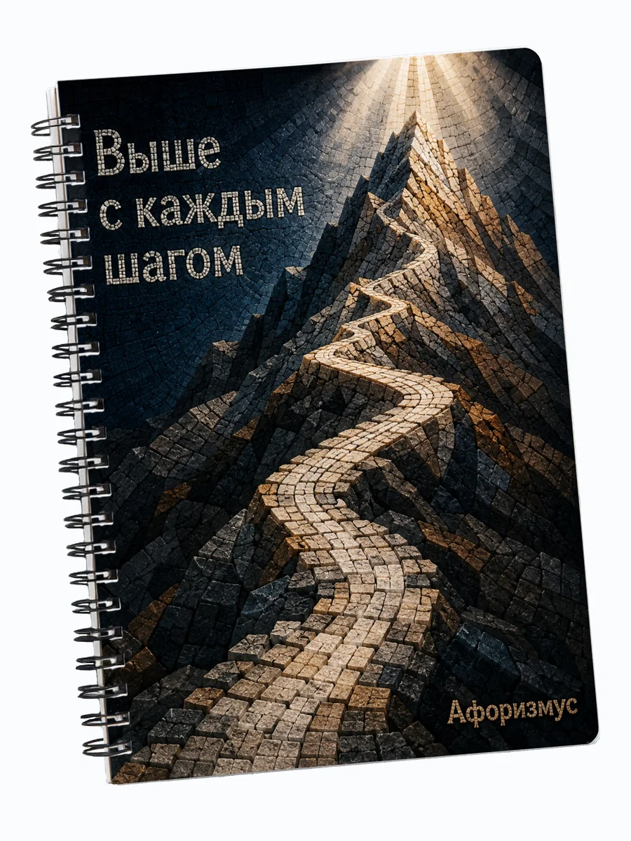 Блокнот Мозаика с мотивирующими цитатами