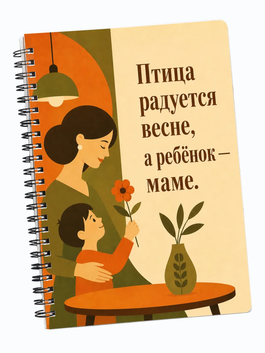 Блокнот для мамы с мотивирующими цитатами