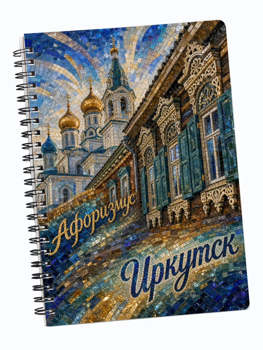 Блокнот Иркутск с мотивирующими цитатами