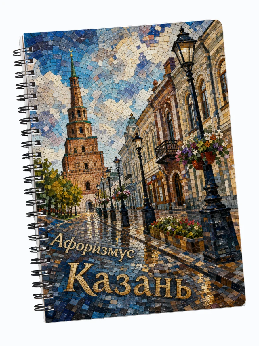 Блокнот Казань с мотивирующими цитатами