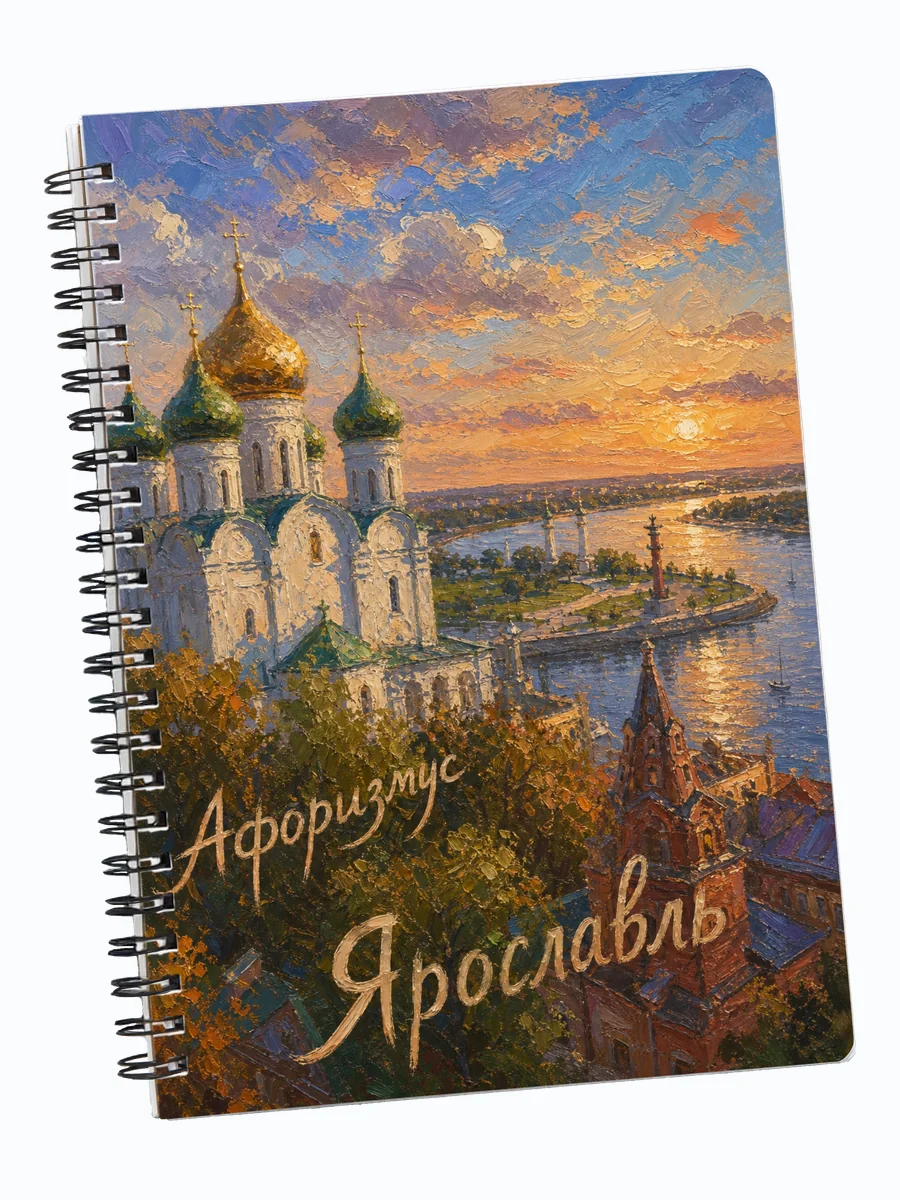 Блокнот Ярославль с мотивирующими цитатами