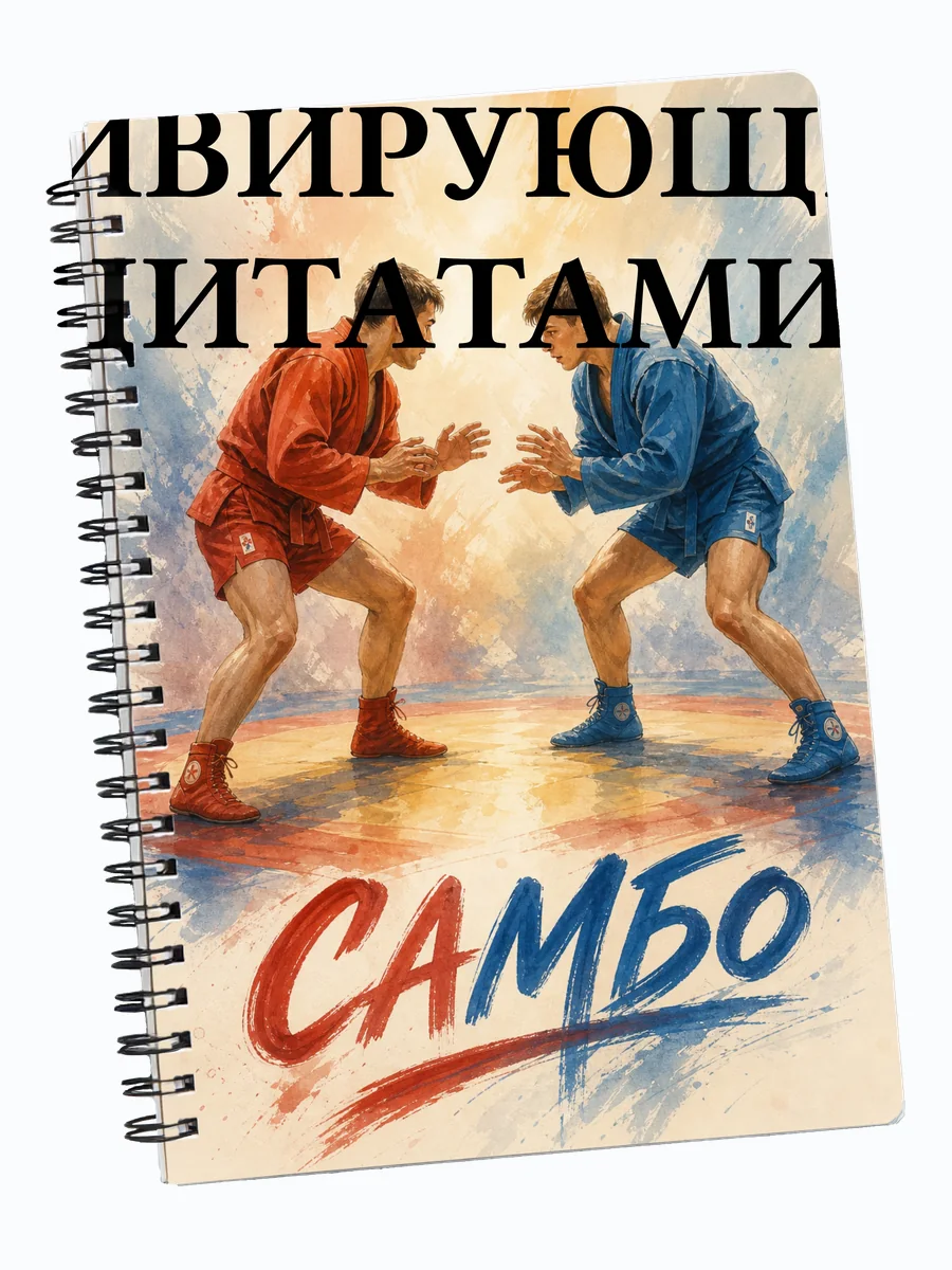 Блокнот самбиста с мотивирующими цитатами