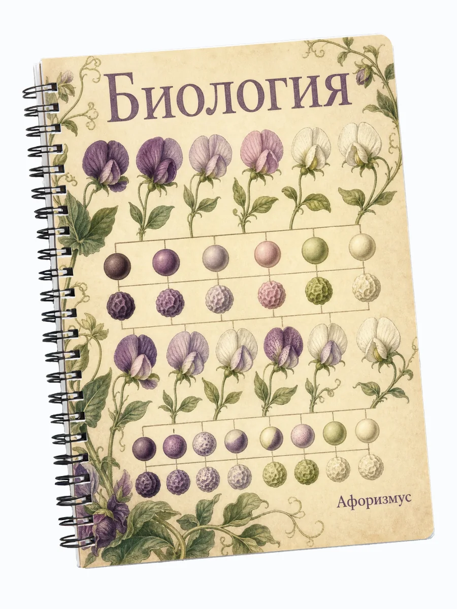 Тетрадь Биология с мотивирующими цитатами
