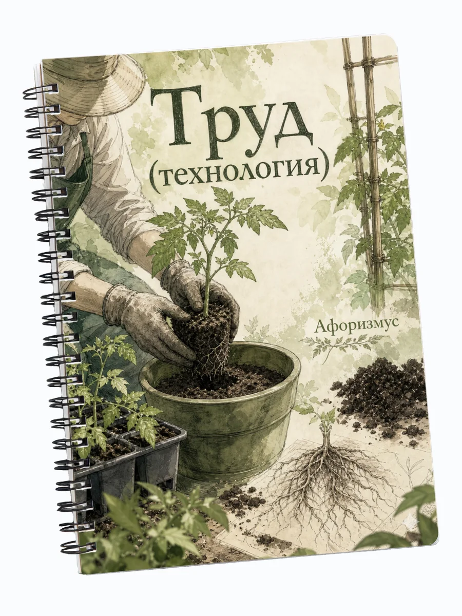 Тетрадь Труд (технология) с мотивирующими цитатами