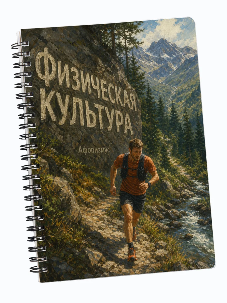 Тетрадь Физическая культура с мотивирующими цитатами