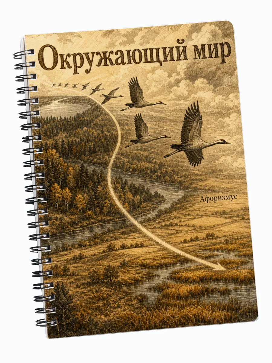 Тетрадь Окружающий мир с мотивирующими цитатами