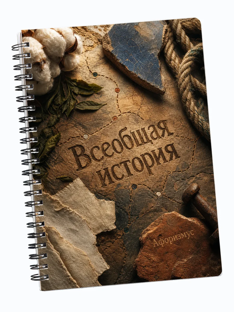 Тетрадь Всеобщая история с мотивирующими цитатами