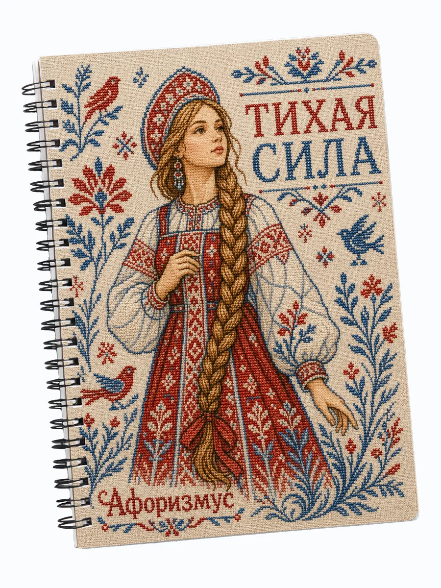 Блокнот Варвара-краса с мотивирующими цитатами