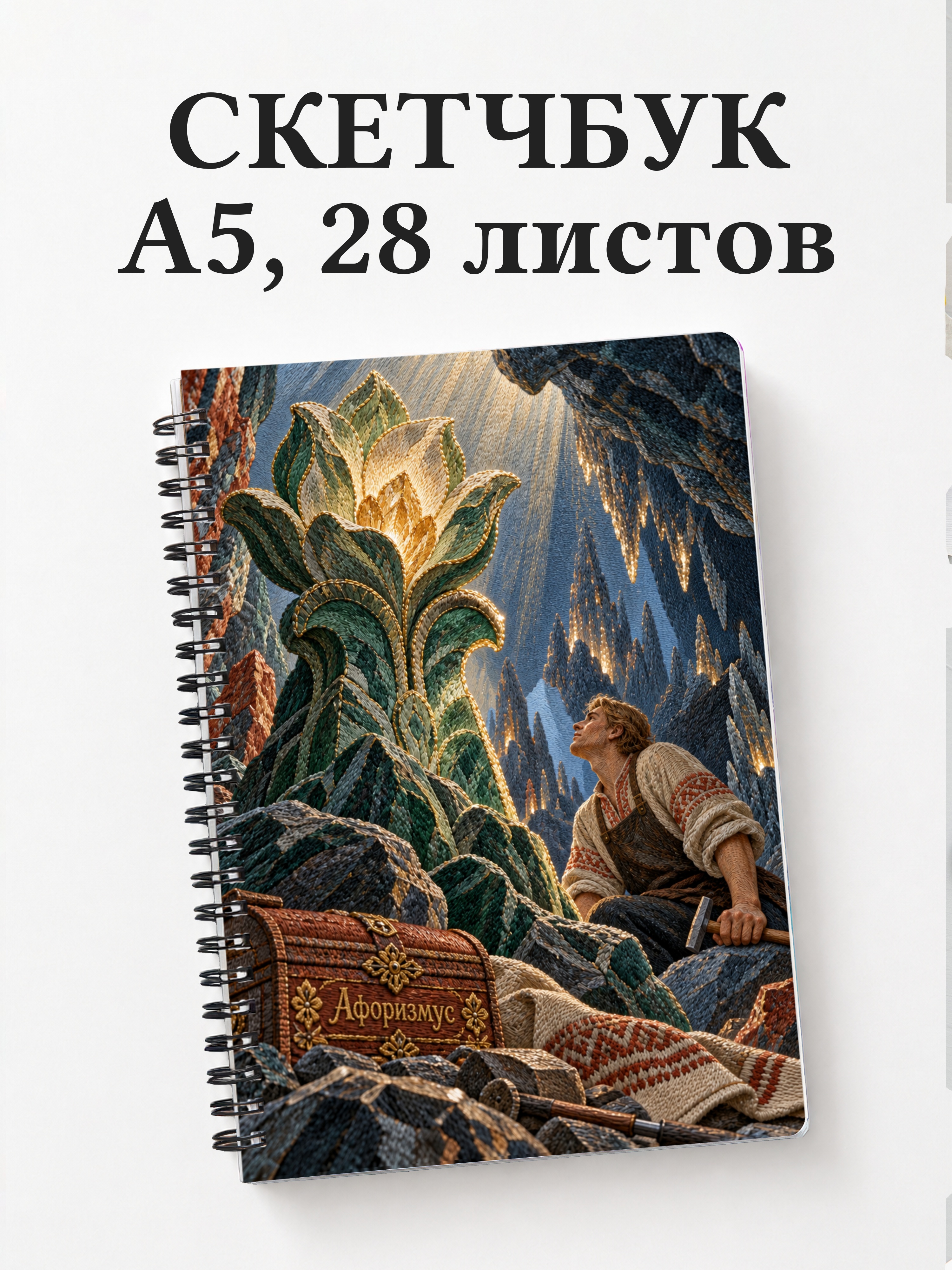 Скетчбук Каменный цветок