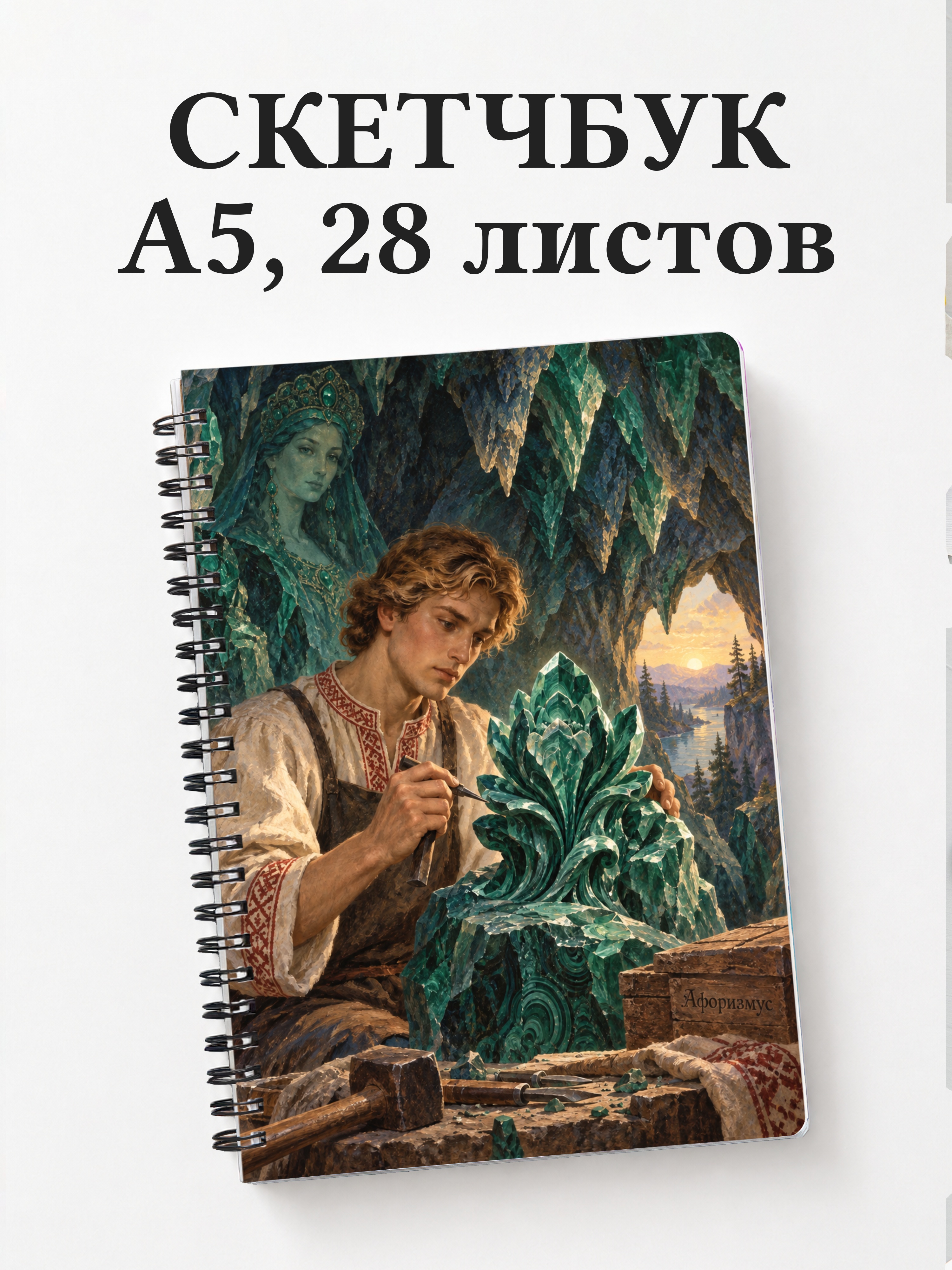 Скетчбук Каменный цветок